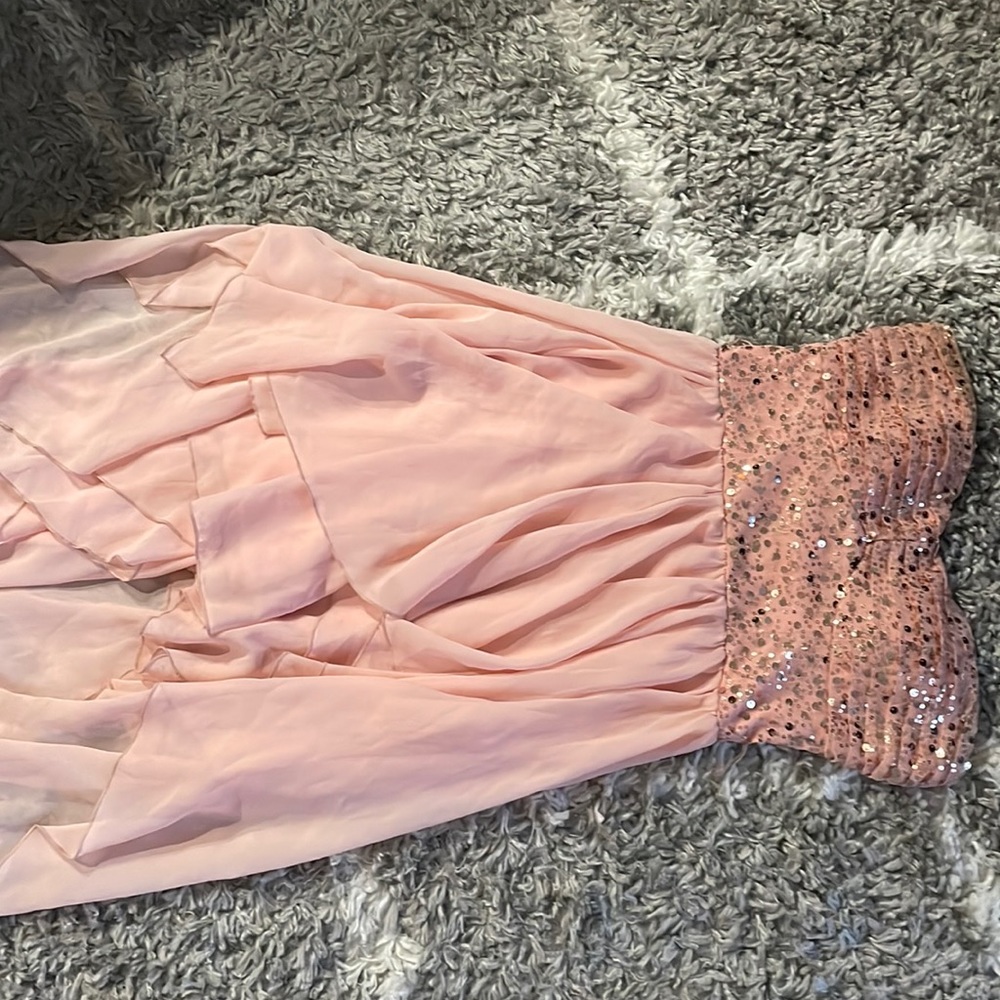 Peach Color prom dress or homecoming
